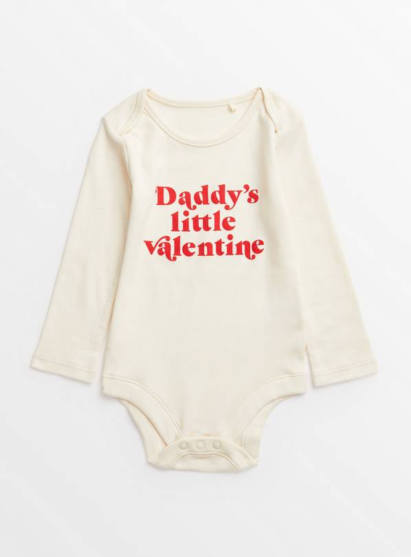 Daddy's Little Valentine Bodysuit 3-6 months