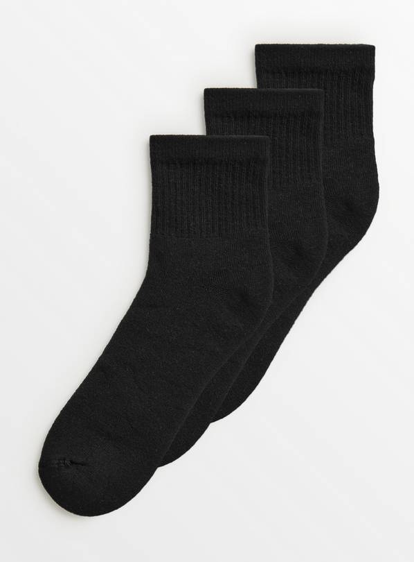 Black Trainer Socks