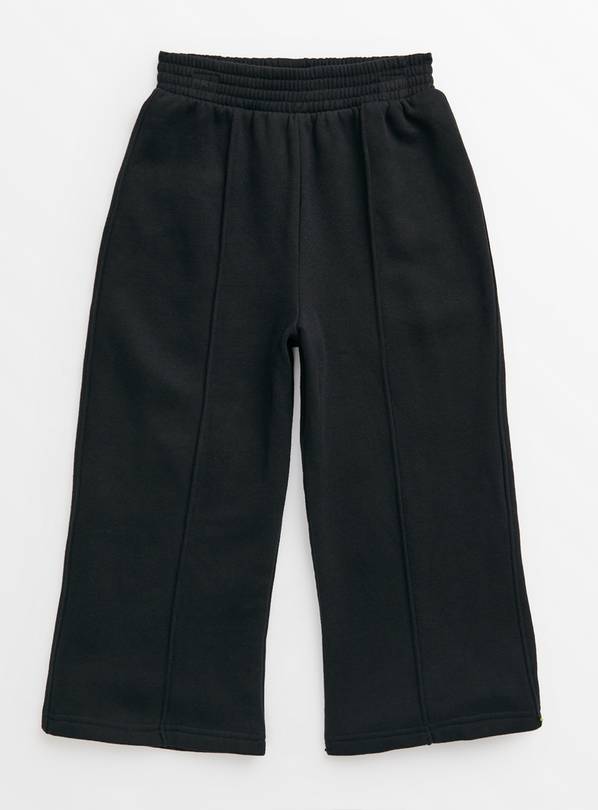 Wide-leg Joggers - Black - Kids