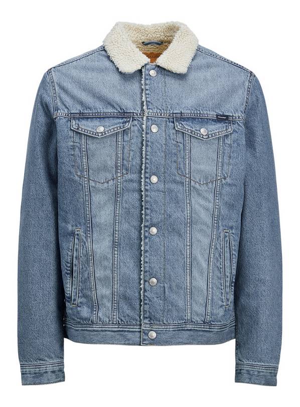 JACK & JONES JUNIOR Teddy Collar Denim Jacket 8 years