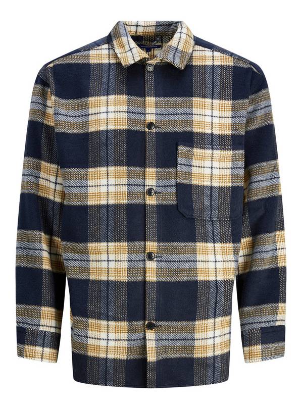 JACK & JONES JUNIOR Jorzac Check Overshirt Long Sleeve Jnr 14 years