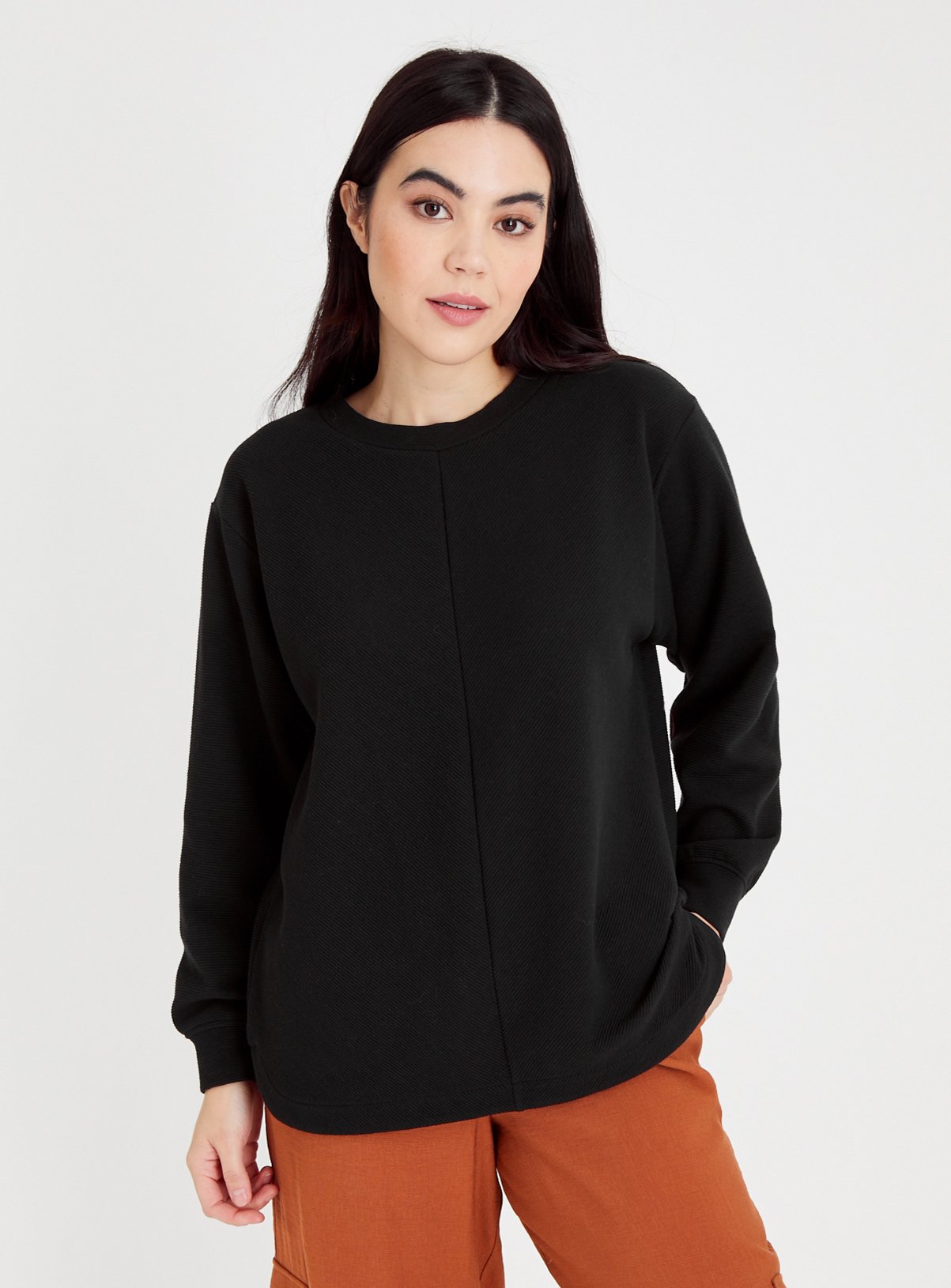 Black Chevron Sweatshirt 8 - Image 1 thumbnail