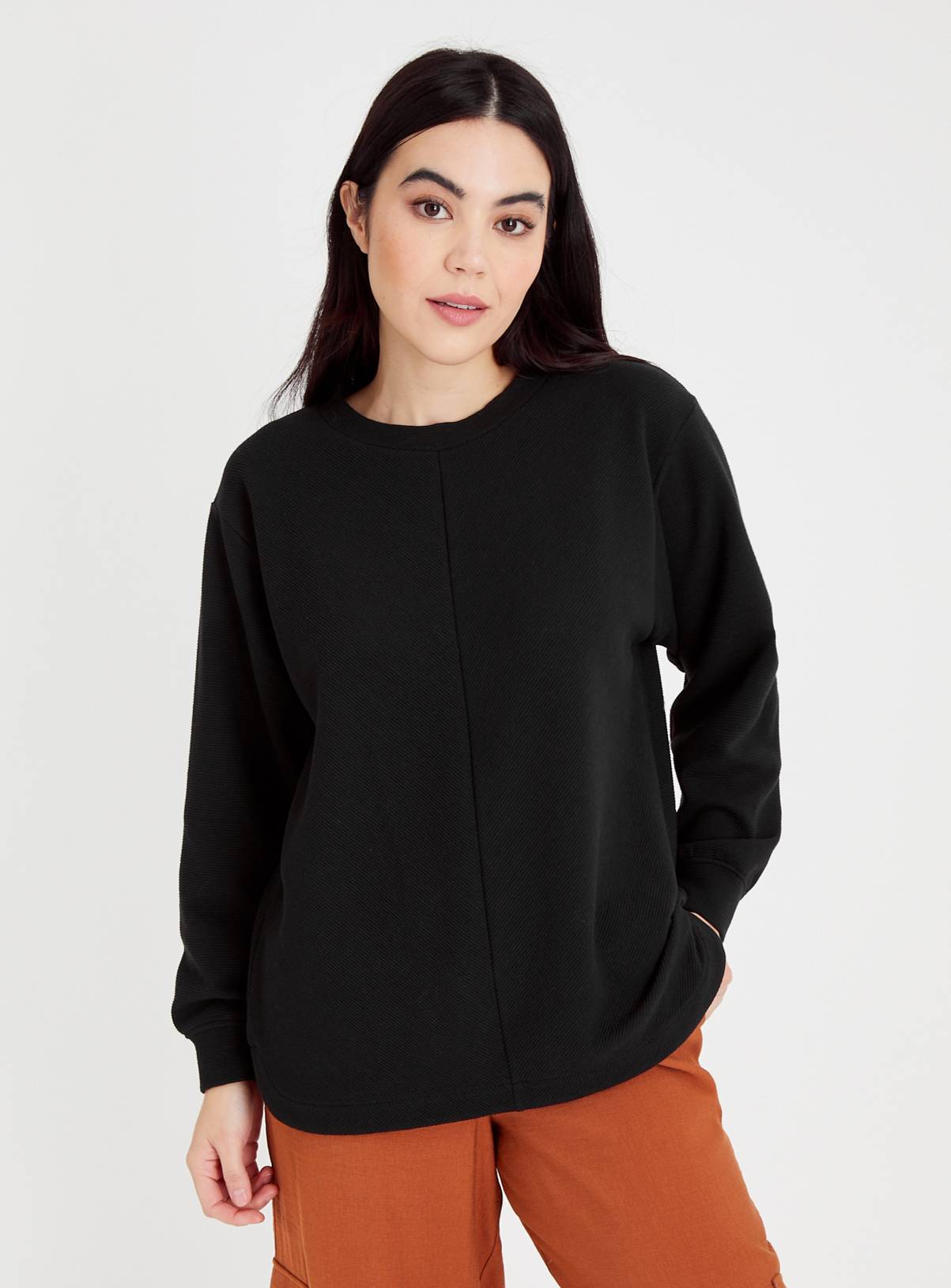 Black Chevron Sweatshirt 8 - Image 1