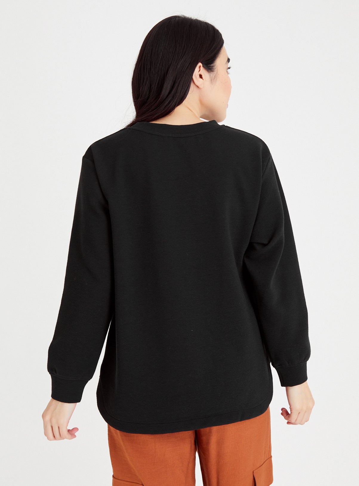 Black Chevron Sweatshirt 8 - Image 4 thumbnail