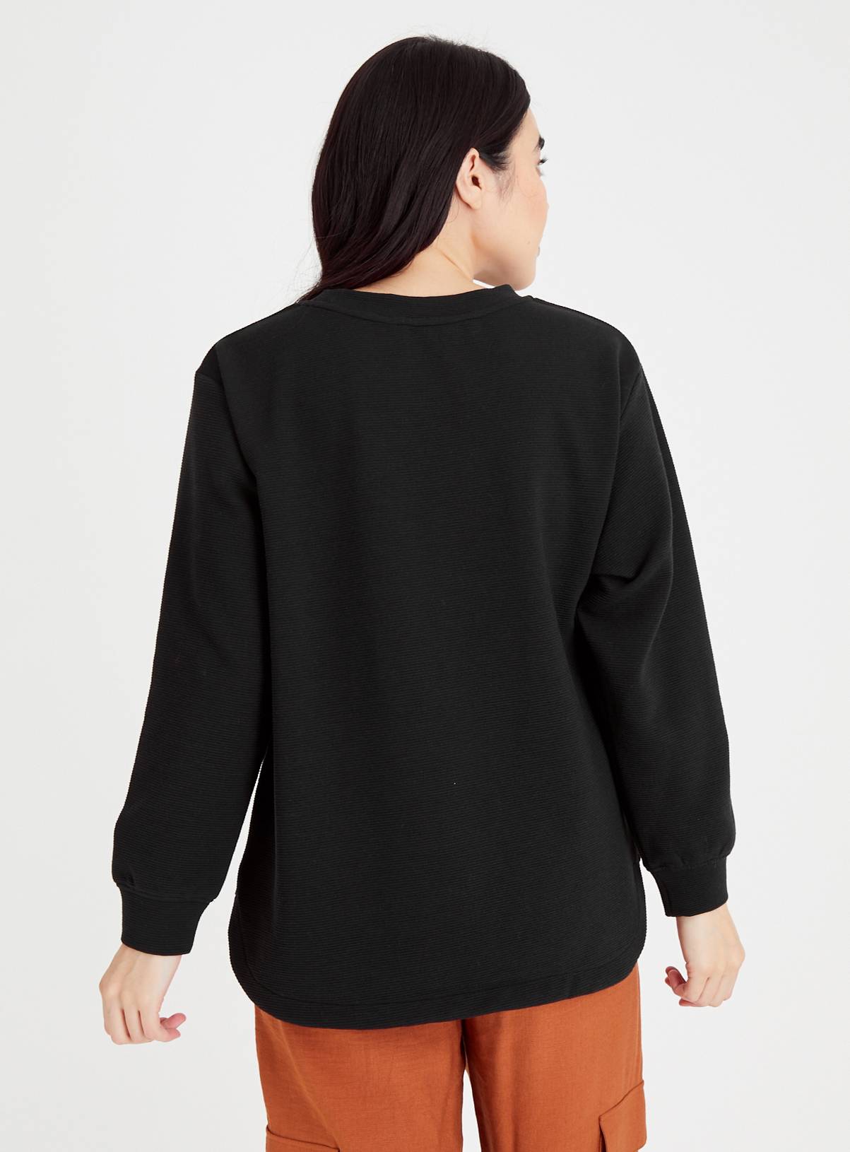 Black Chevron Sweatshirt 8 - Image 4