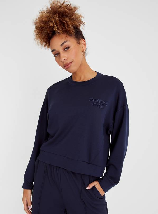 Navy Athleisure Sweatshirt 12