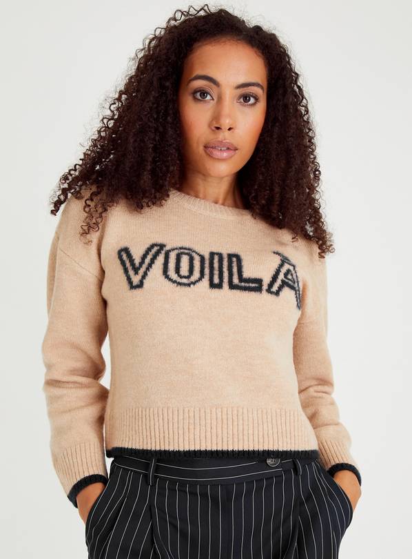 Womens slogan jumpers hot sale