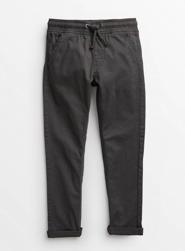 Black best sale chino joggers