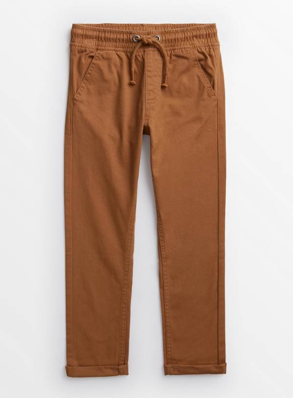 Tan Pull-On Chino Trousers 9 years