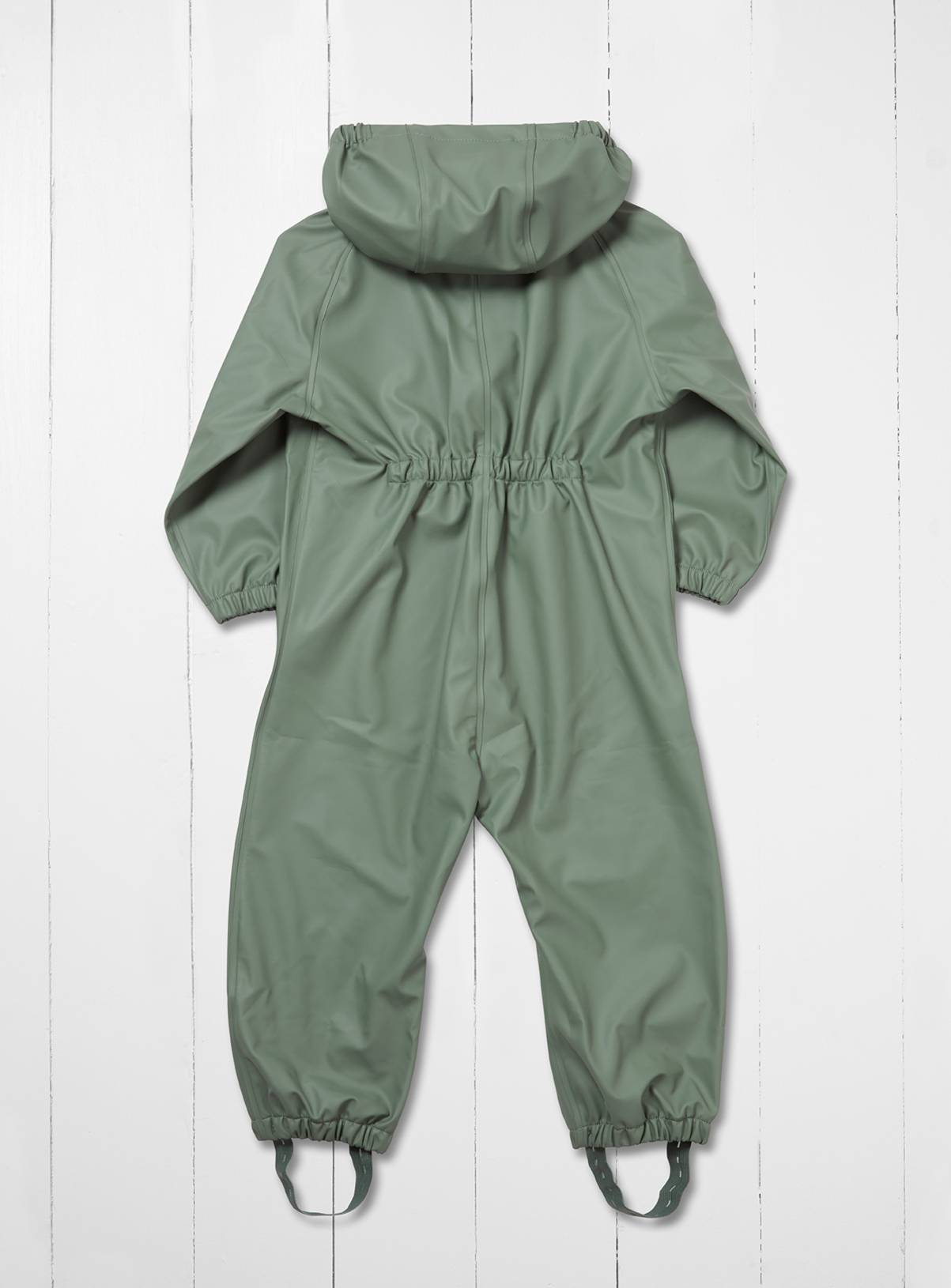 GRASS & AIR Little Kids Khaki Green Puddlesuit 9-12 months - Image 2