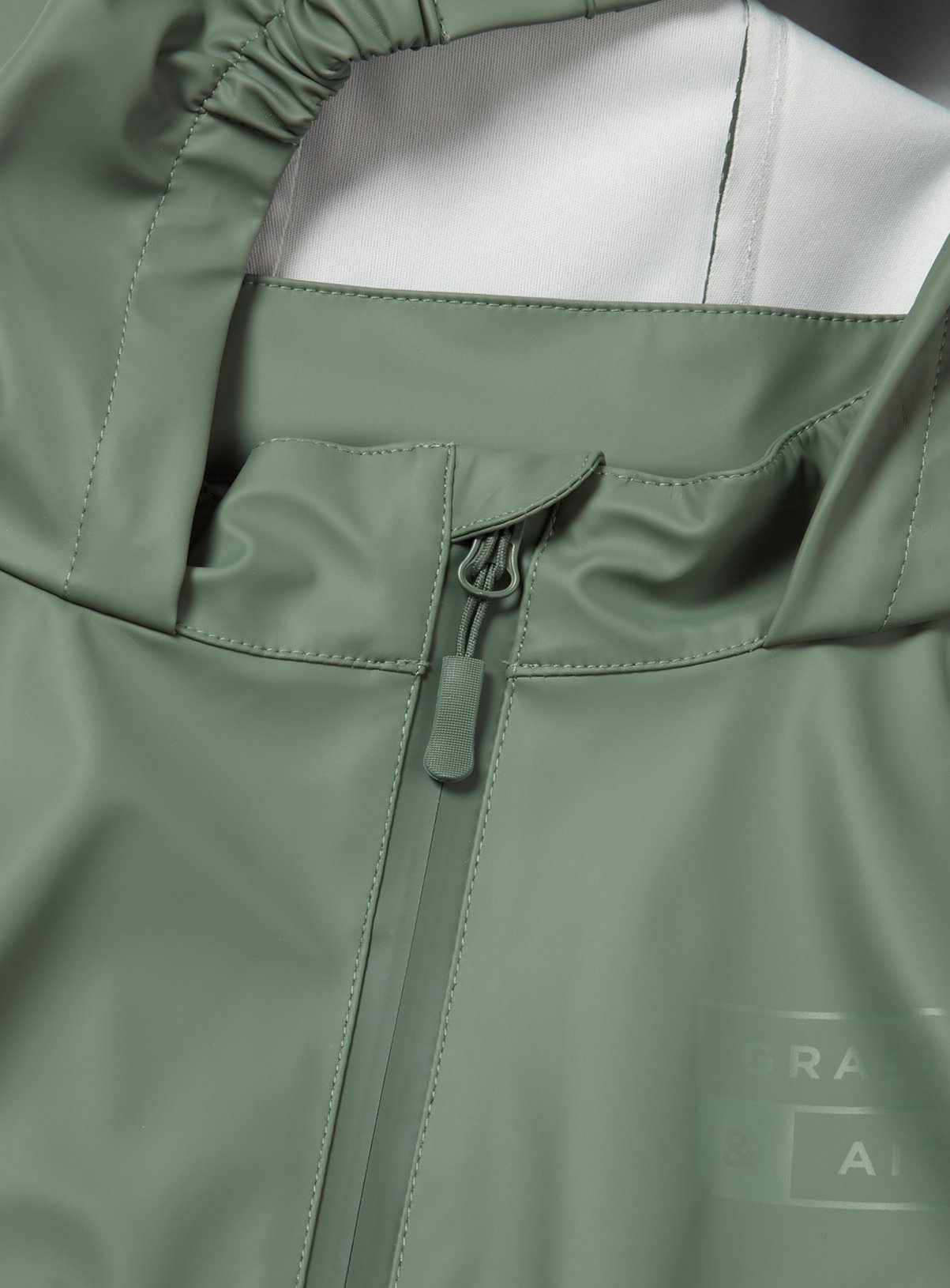 GRASS & AIR Little Kids Khaki Green Puddlesuit 9-12 months - Image 3 thumbnail