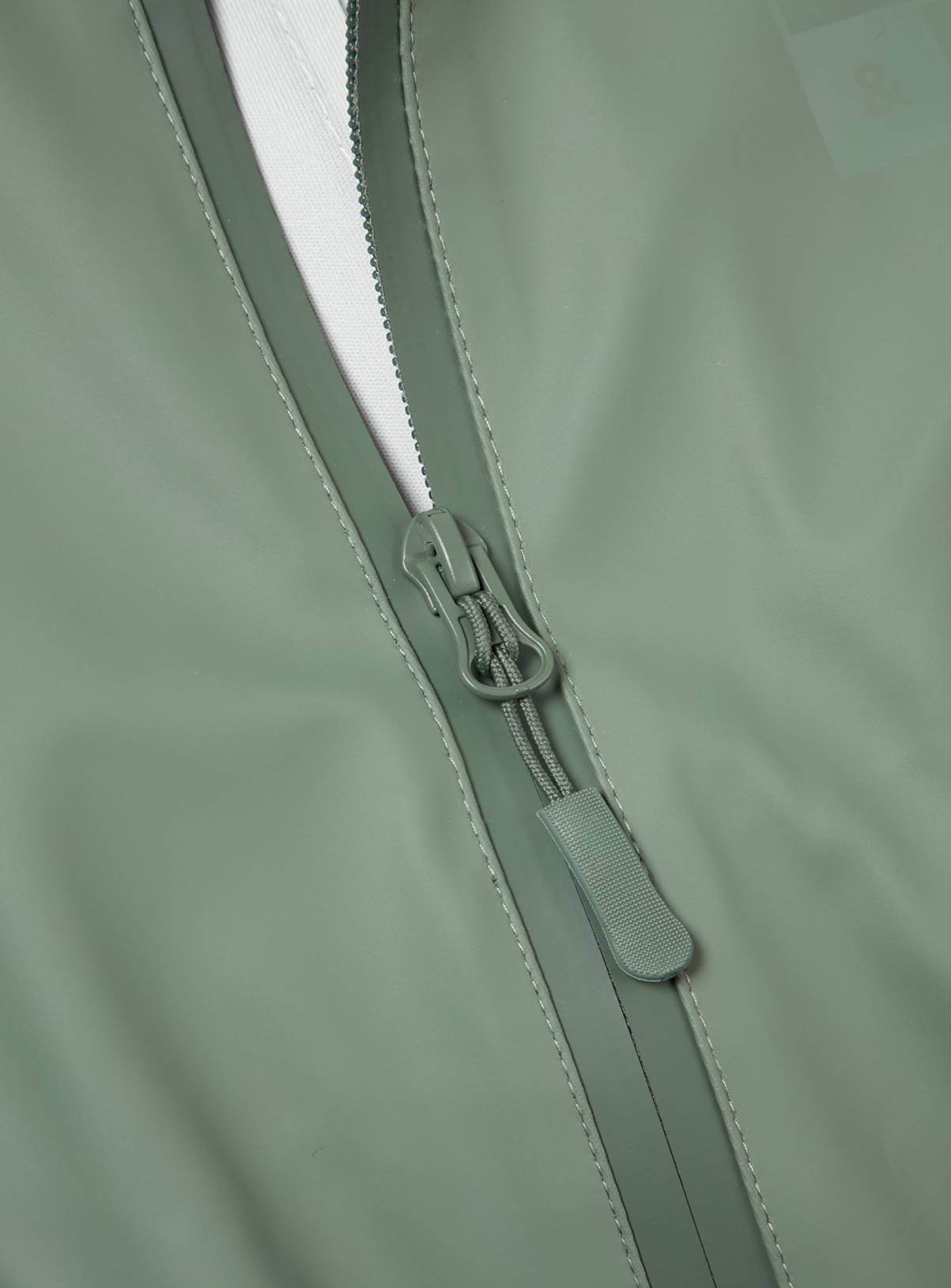 GRASS & AIR Little Kids Khaki Green Puddlesuit 9-12 months - Image 5