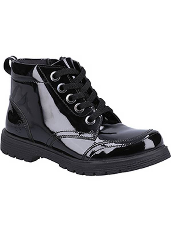 Infant black 2024 patent boots