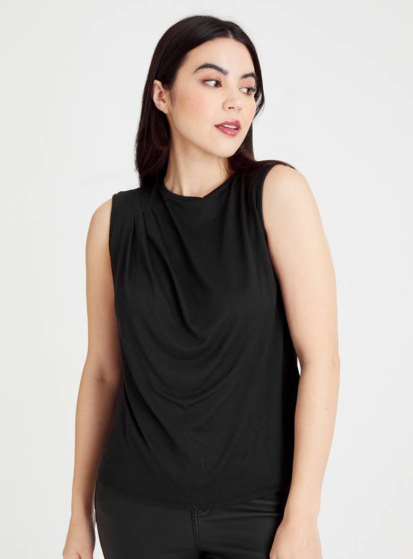 Sleeveless sales turtleneck shell