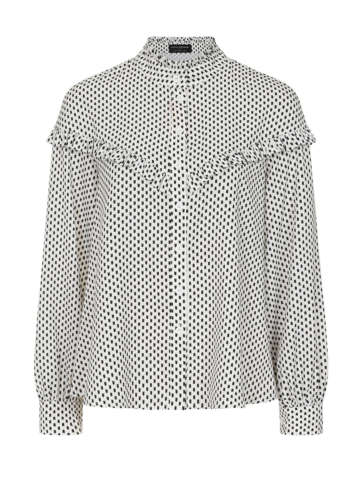 VOGUE WILLIAMS Cream Spot Blouse 16 - Image 3 thumbnail