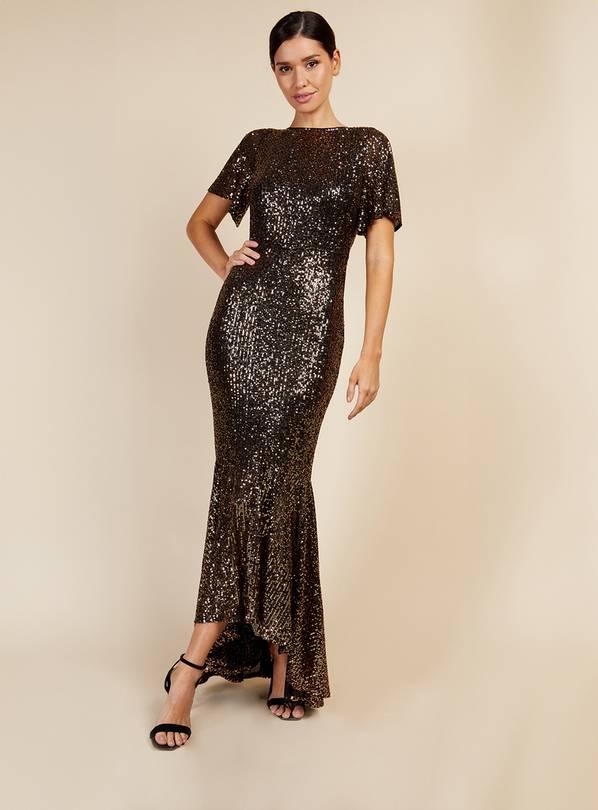 Little mistress black sequin hot sale dress