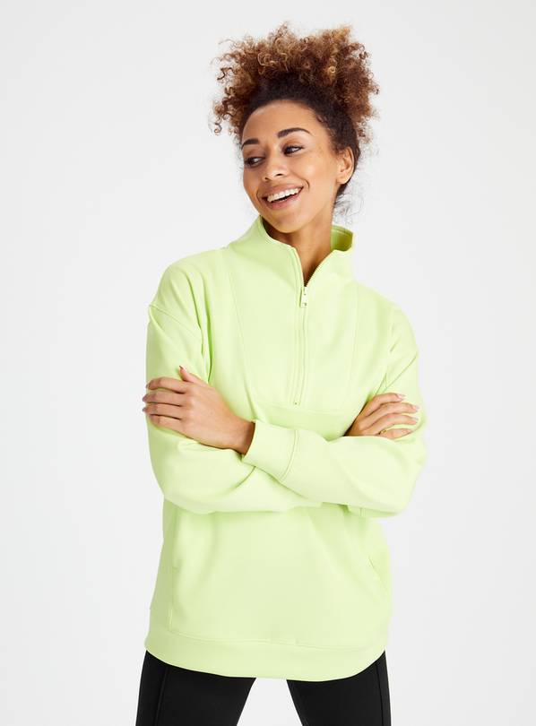 Lime green quarter on sale zip