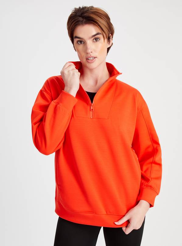 Buy Red Quarter Zip Sweatshirt 16 | Hoodies and sweatshirts | Tu