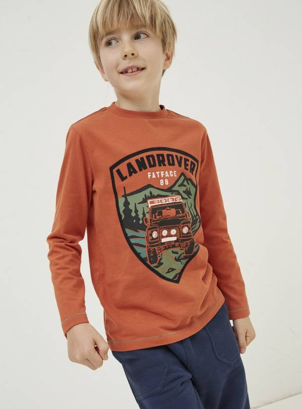 FATFACE Land Rover Graphic T-Shirt 3-4 Years