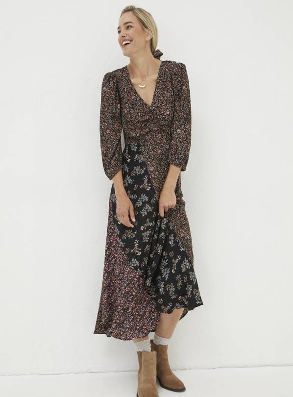 FATFACE Nate Craft Floral Midi Dress 16
