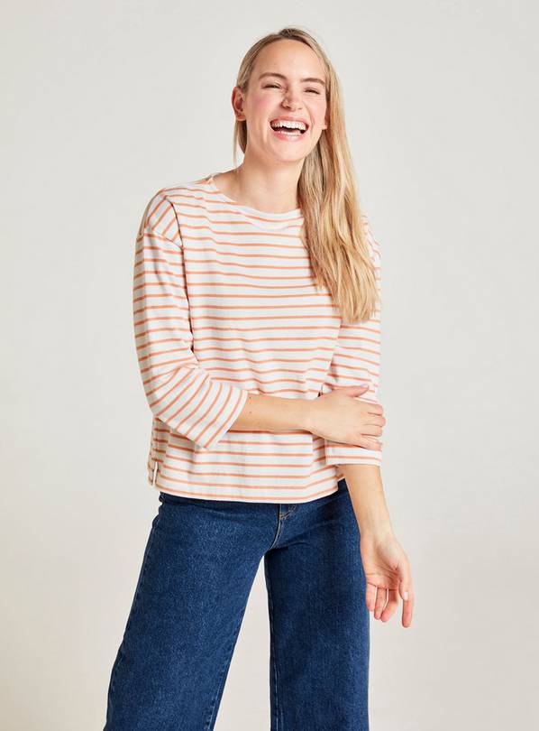 THOUGHT The Fairtrade Organic Cotton Breton Top 6