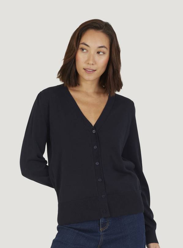 Buy THOUGHT Dotti Organic Cotton V-Neck Cardigan 8 | Cardigans | Argos