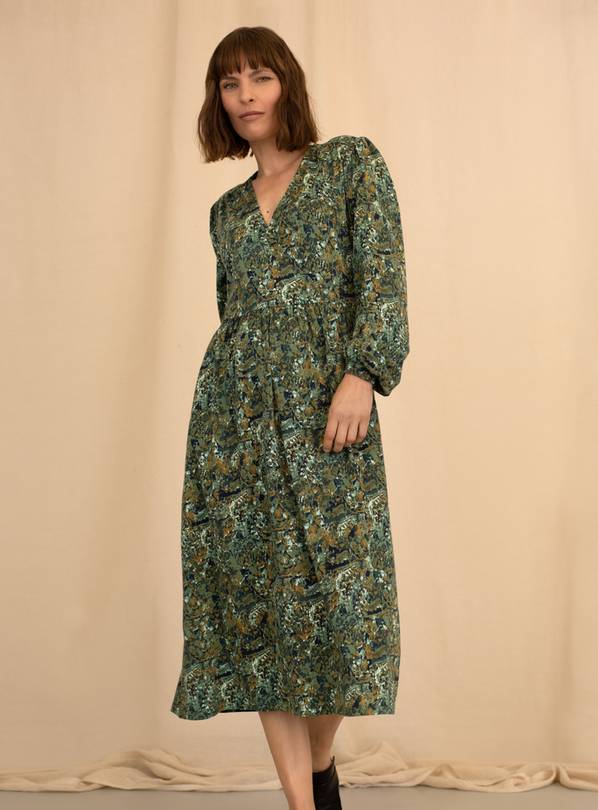 Organic cotton hotsell wrap dress