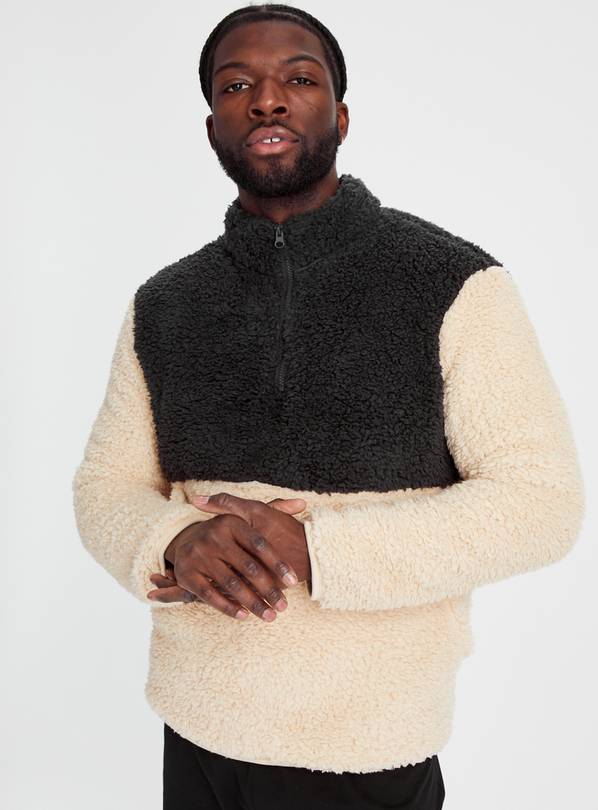 Mens cream clearance fleece