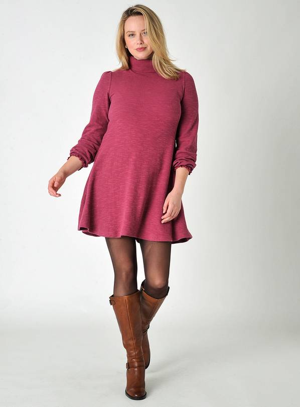 BURGS Georgia Roll Neck Mini Dress 12