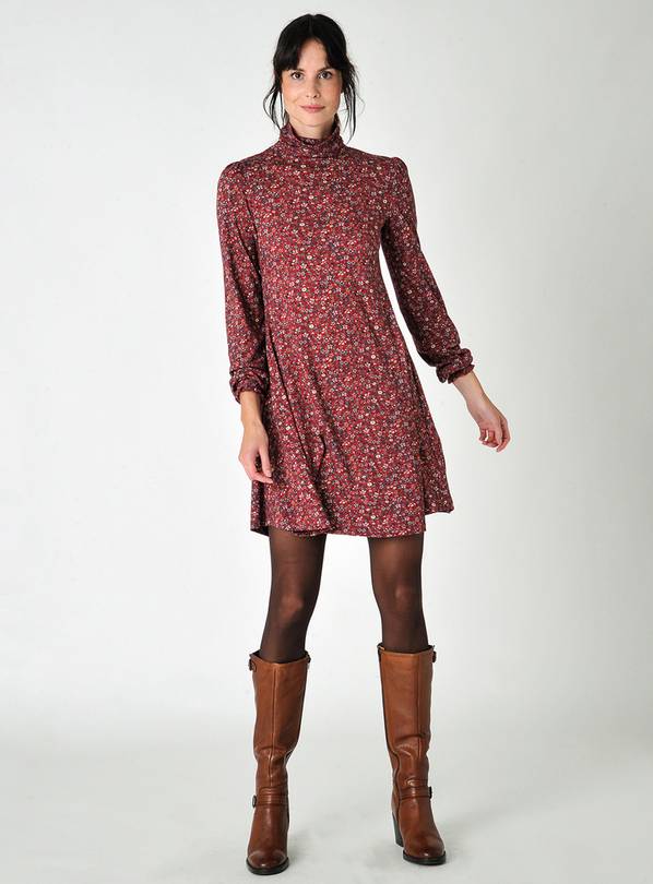 BURGS Georgia Roll Neck Mini Dress 8