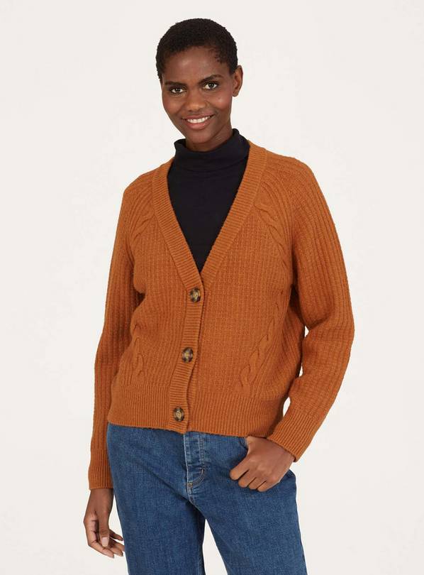 Cardigan hot sale burnt orange