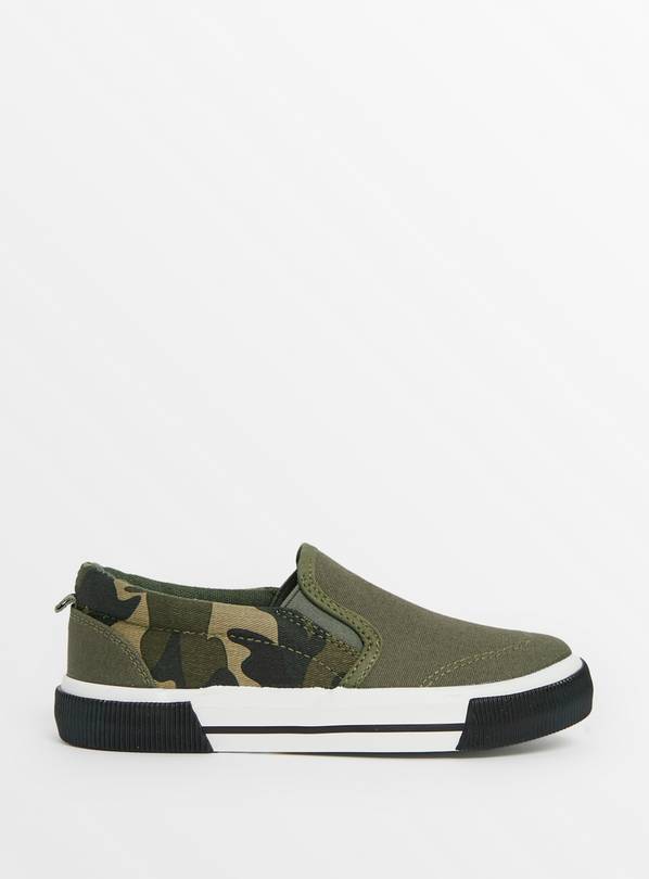 Camo slip hot sale on sneakers