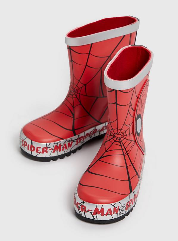 Buy Marvel Spider Man Red Wellies 10 Infant Boots and wellies Argos