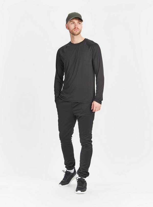 Long black hot sale joggers