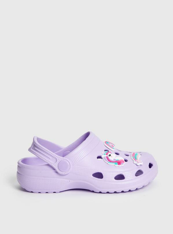 Purple clogs hot sale