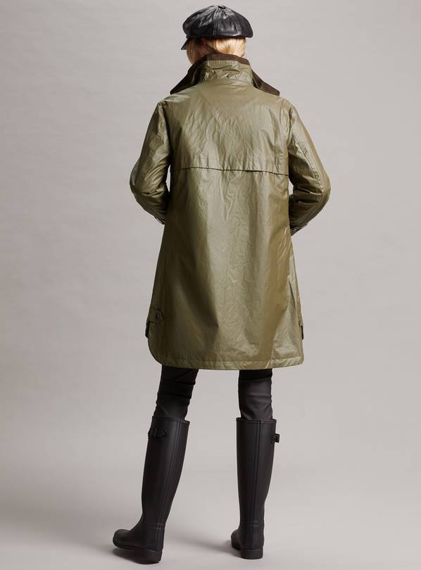 Barbour dexy waterproof parka with detachable sale faux fur hood