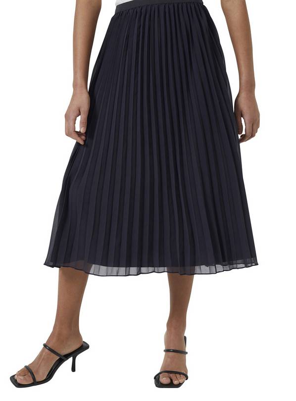 Buy FRENCH CONNECTION Pleated Solid Skirt XS Skirts Tu