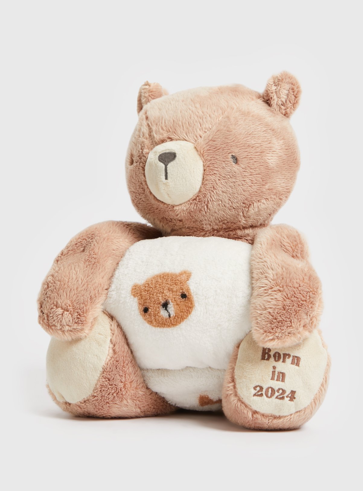 Buy Baby Bear Born In 2024 Plush Blanket One Size Blankets Tu   Tuc143357605 Cream R Z001A