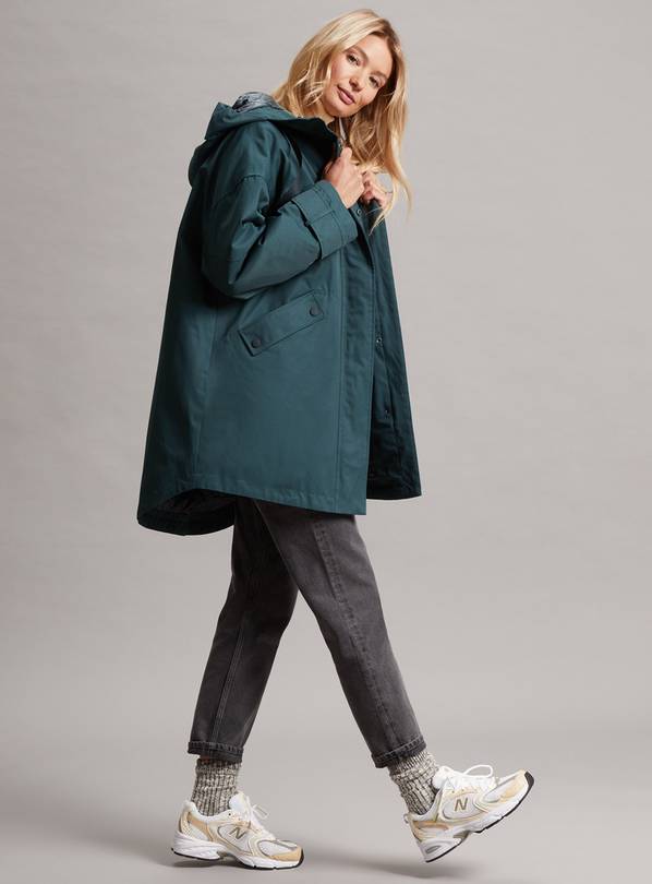 Oversized on sale waterproof parka