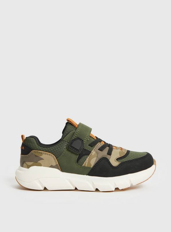 Khaki Camo Trainers 11 Infant