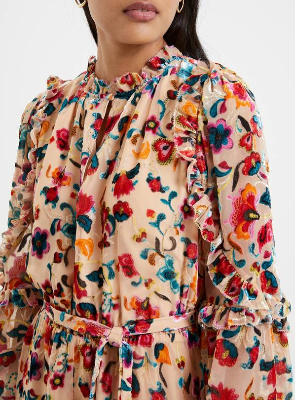 FRENCH CONNECTION Avery Burnout Dress 10