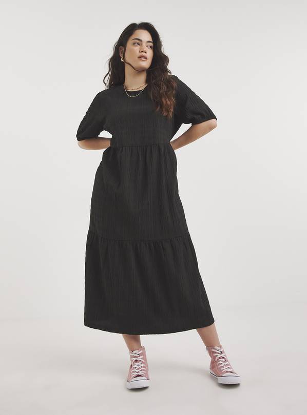 Buy SIMPLY BE Textured Midi Dress 20 Dresses Tu