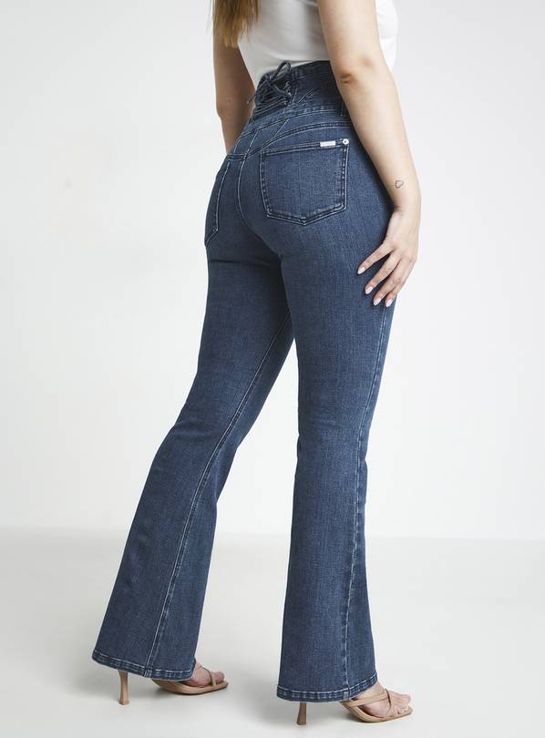 High waisted best sale corset jeans