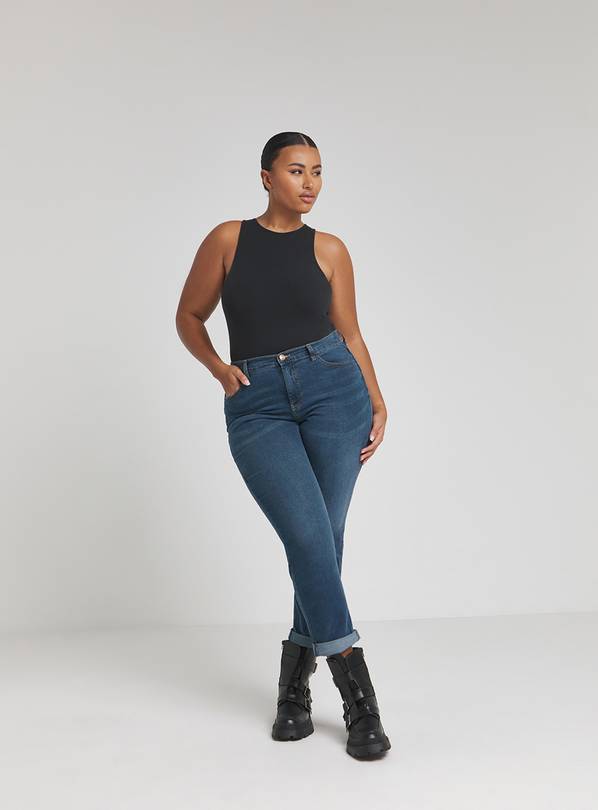 SIMPLY BE 24/7 Mid Vintage Blue Boyfriend Jean 14