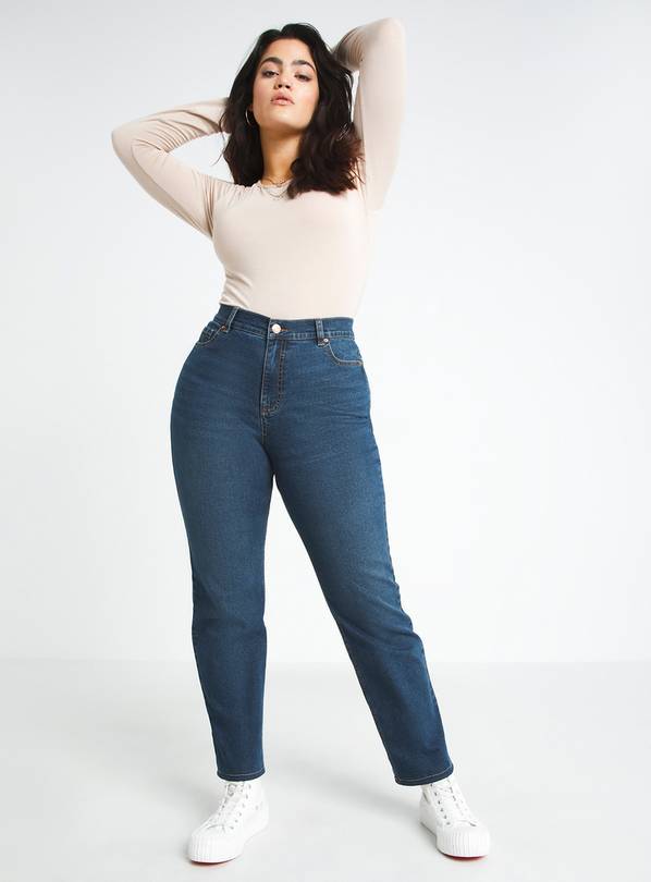 SIMPLY BE 24/7 Vintage Wash Straight Leg Jean  28