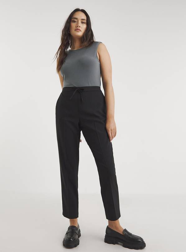 Tie waist trousers