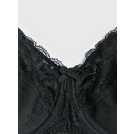 Buy DD+ Black Floral Lace Padded Bra 34DD | Bras | Argos