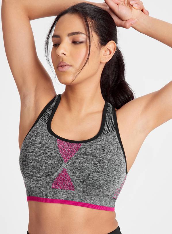 Move Seamless Sports Bra - Grey Marl