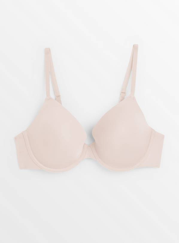Buy A-GG Pink Ditsy Embroidered Non Padded Balcony Bra - 38C