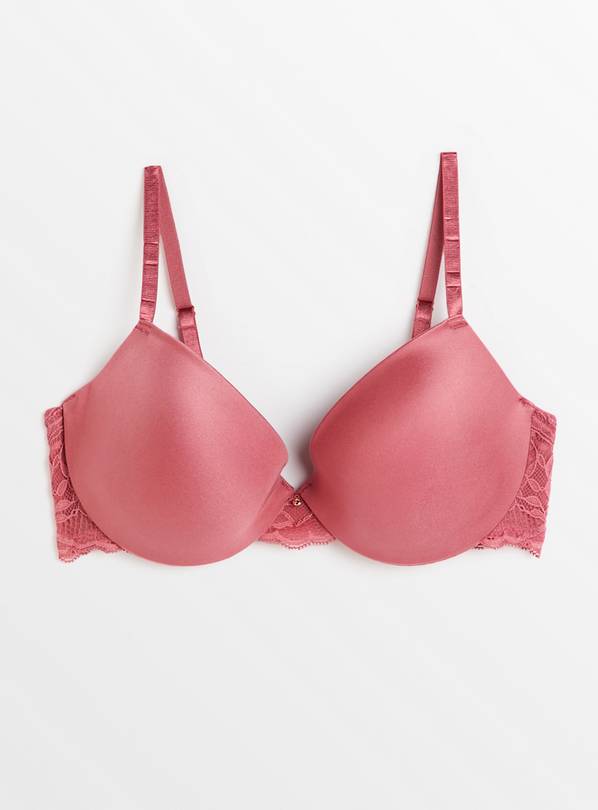 Buy Pink Shine Lace Back Padded Bra 40DD | Bras | Tu